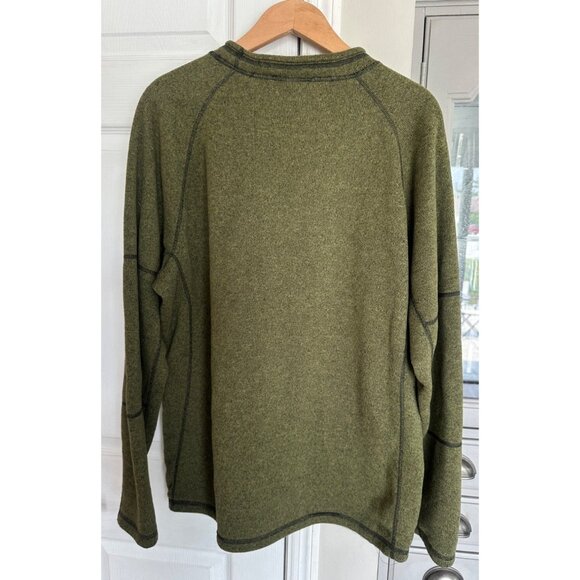 The North Face Men's XL Green Crewneck Pullover Sweatshirt - Picture 3 of 6